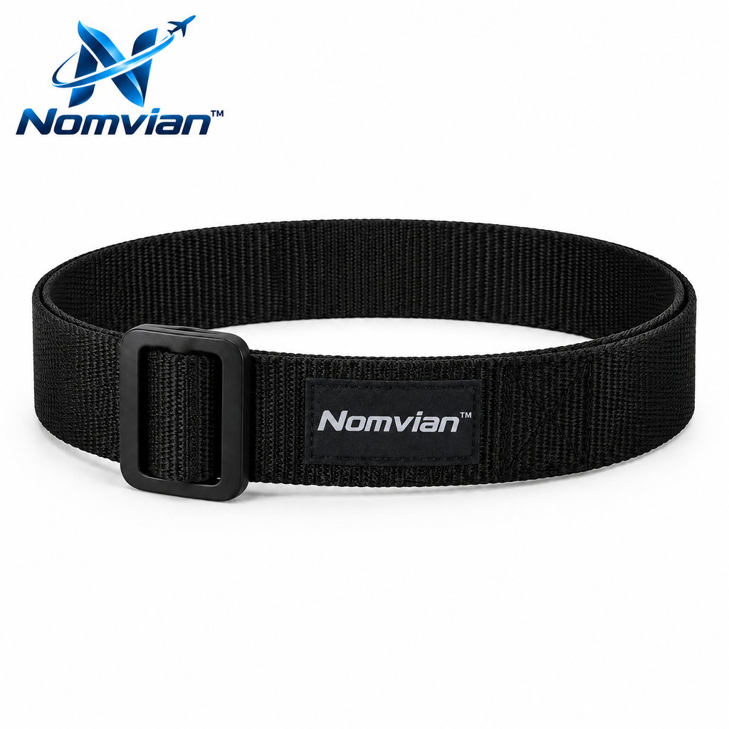 Nomvian™ SecureHold Luggage Strap – Adjustable Travel Suitcase Belt for Baggage Security, Identification & Easy Handling
