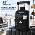 Nomvian™ LuggageMate Hanging Organizer – Travel Suitcase Attachment Bag for Extra Storage, Airport Convenience & Everyday Carry