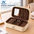 Nomvian™ JewelryMate Travel Case – Compact Jewelry Organizer Box for Rings, Earrings, Necklaces & Everyday Accessories
